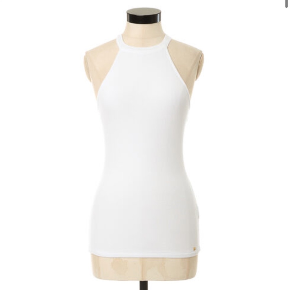 NWOT Guess ribbed lace up tank